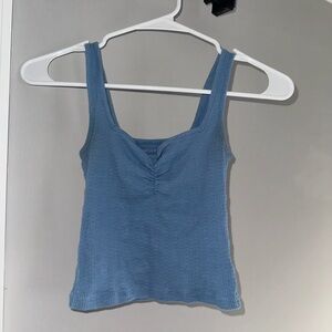 American Eagle Blue Crop Top